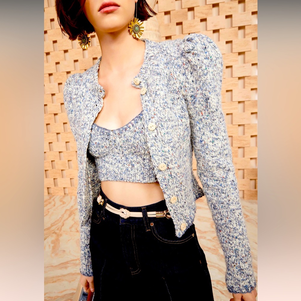 Ulla Johnson Nicola Cardigan & Bralet Small